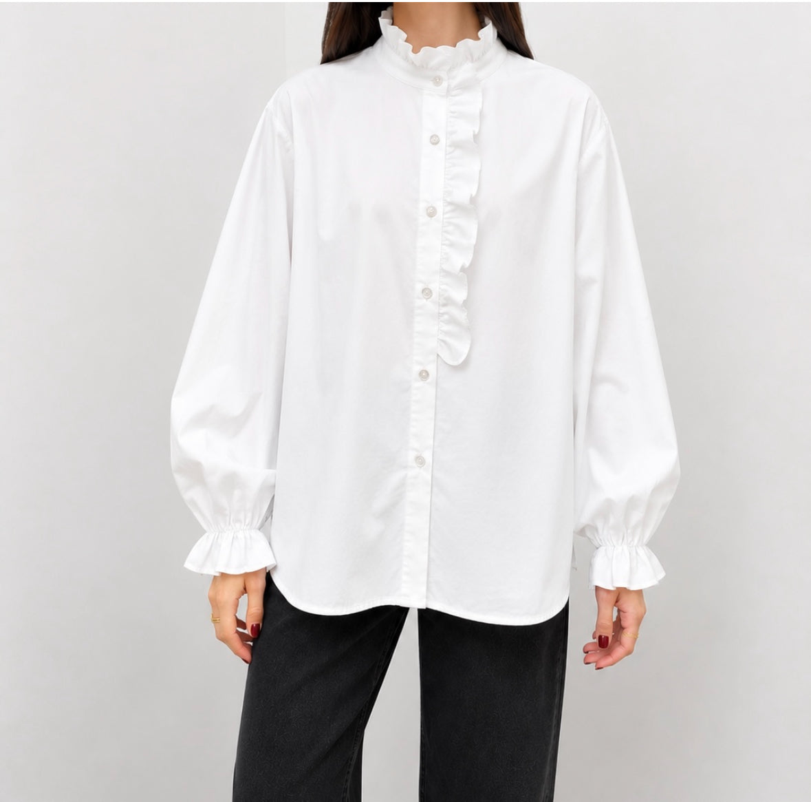 Chemise blanche détails