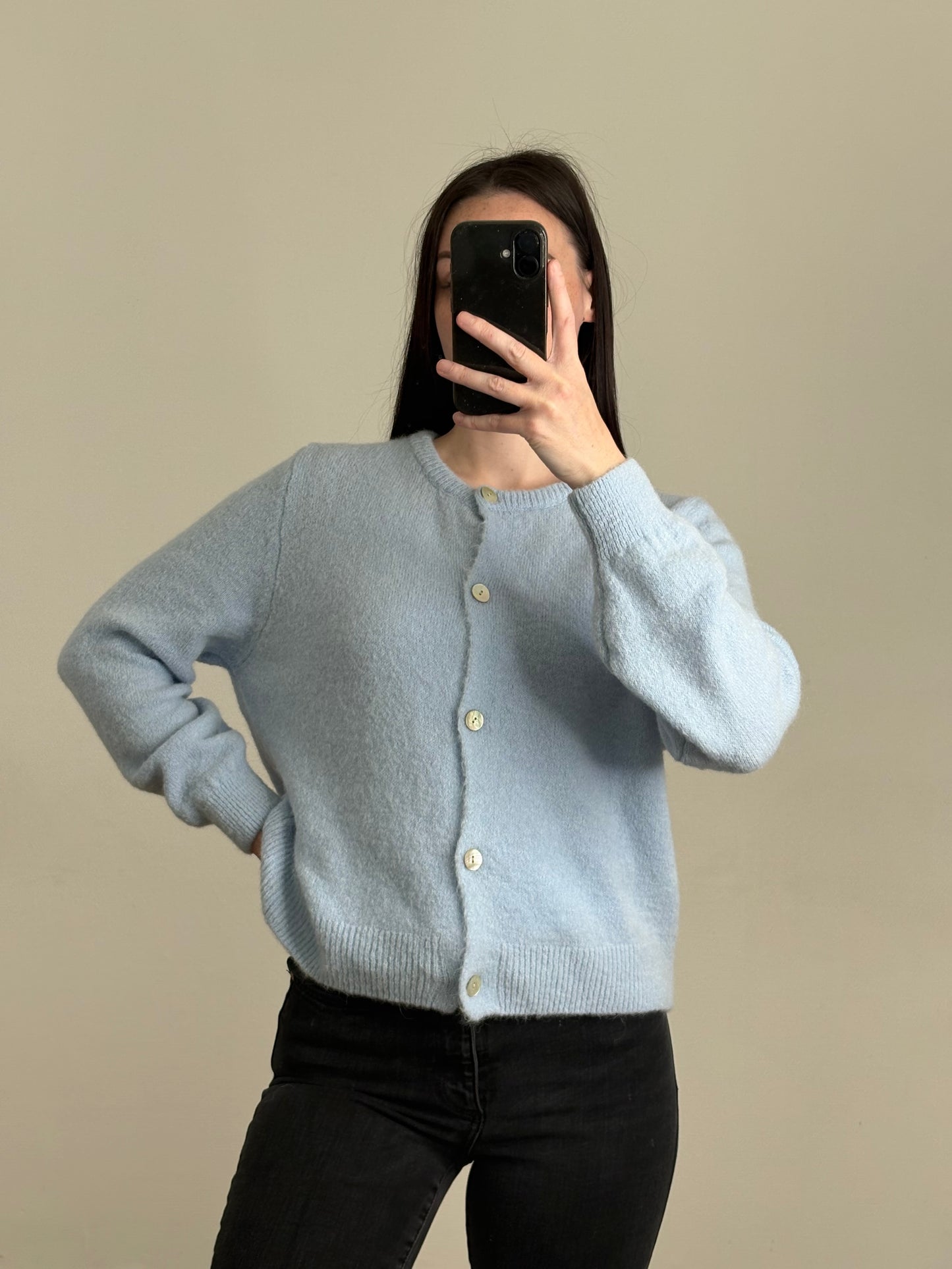 Gilet bleu clair