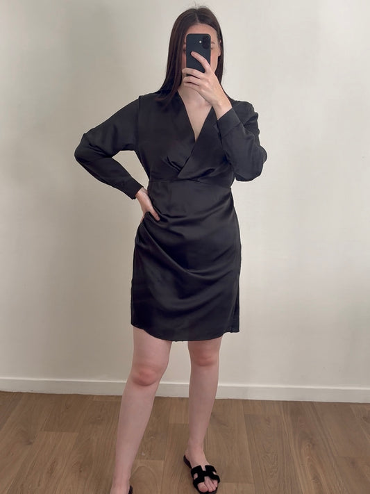 Robe satinée