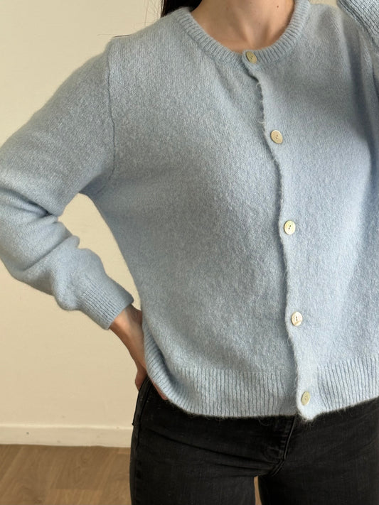 Gilet bleu clair